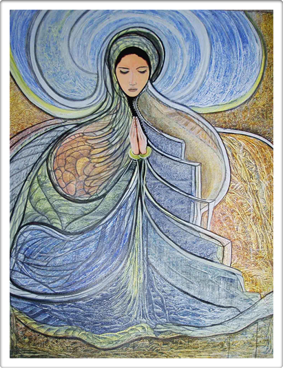 Famous Artist Paintings - The Virgin Of The Paths